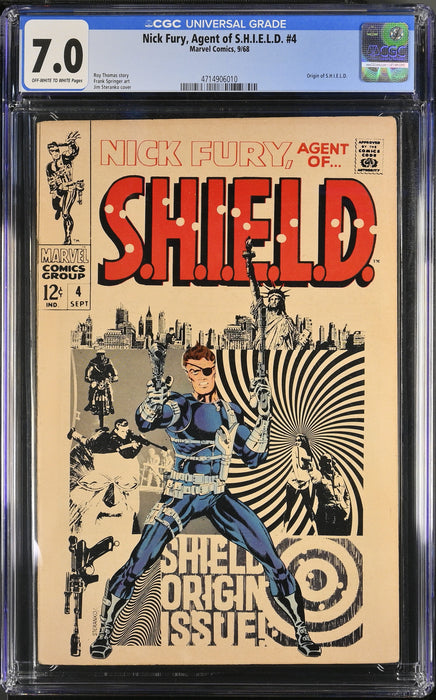 Nick Fury, Agent of S.H.I.E.L.D. #4 CGC 7.0