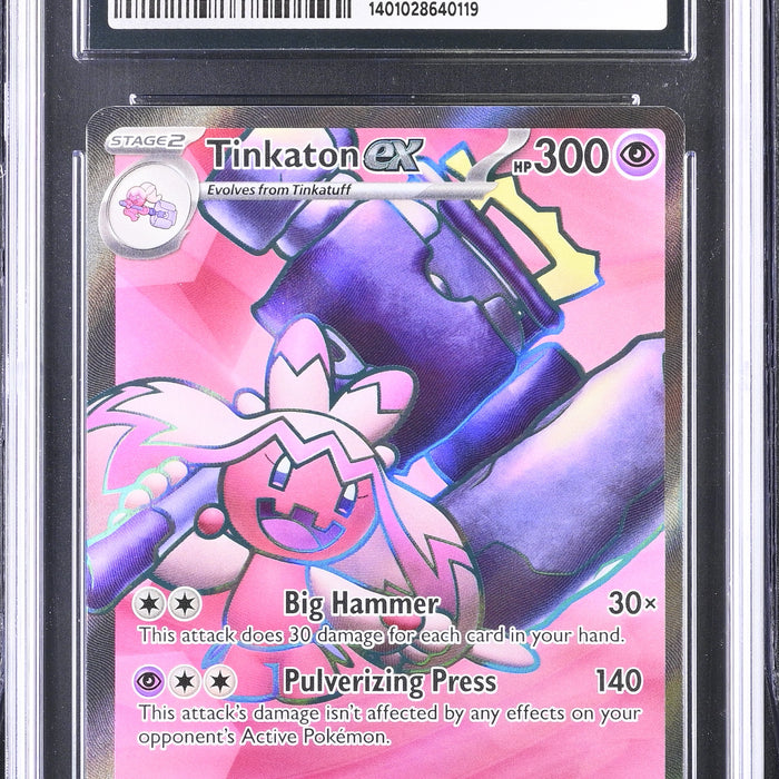 Pokémon Tinkaton ex (2023) Ultra Rare Holo CGC 9
