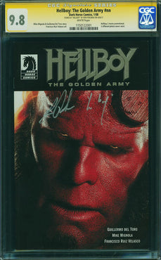 Hellboy: The Golden Army #nn CGC SS 9.8 Signed by Perlman