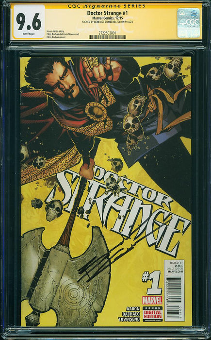 Doctor Strange #1 CGC SS 9.6 Signed by Cumberbatch