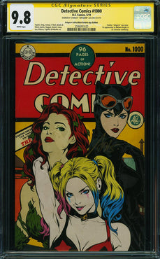 Detective Comics #1000 Artgerm Collectibles Golden Age Edition CGC SS 9.8 Signed by Artgerm