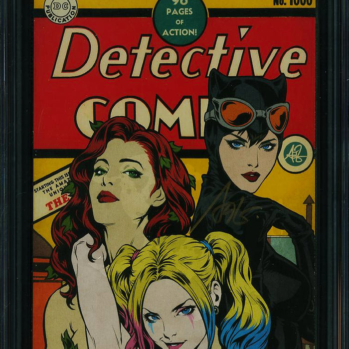 Detective Comics #1000 Artgerm Collectibles Golden Age Edition CGC SS 9.8 Signed by Artgerm