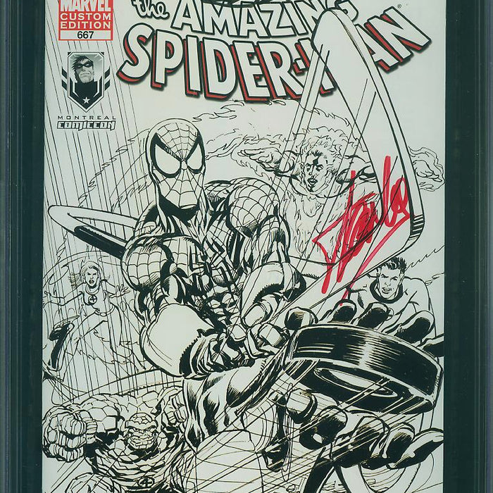 Amazing Spider-Man #667 Custom Edition CGC SS 9.8 Signed Adams & Stan Lee