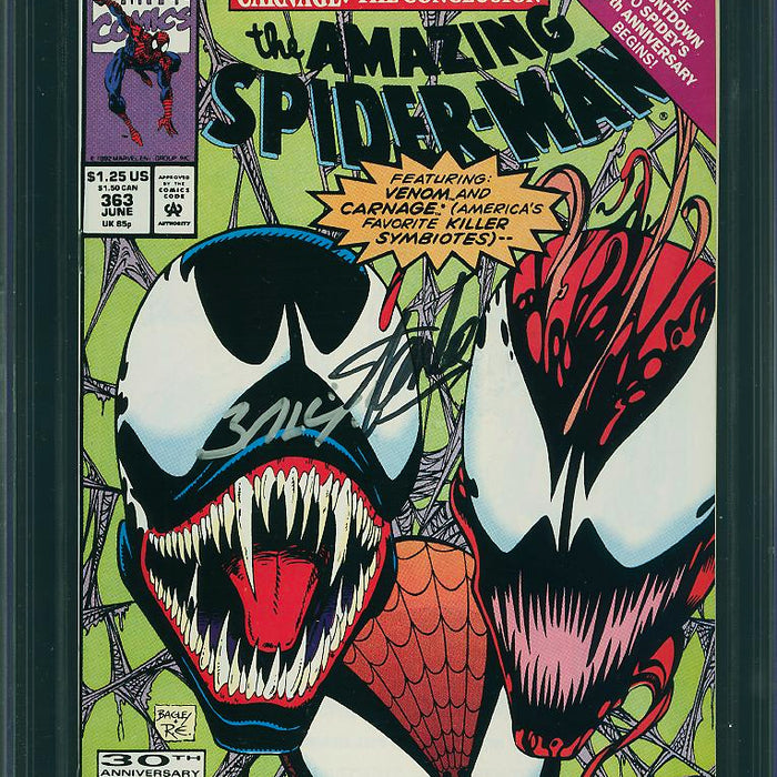 Amazing Spider-Man #363 CGC SS 9.6 Signed Bagley & Stan Lee