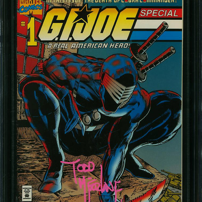 G.I. Joe: Special #1 CGC SS 9.8 SIGNED MCFARLANE