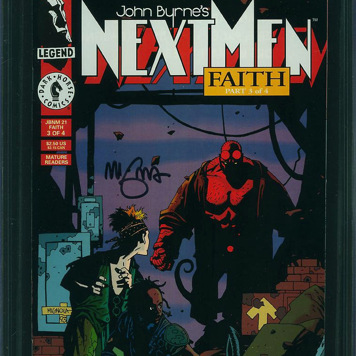 John Byrne's Next Men #21 CGC SS 9.4 SIGNED MIGNOLA