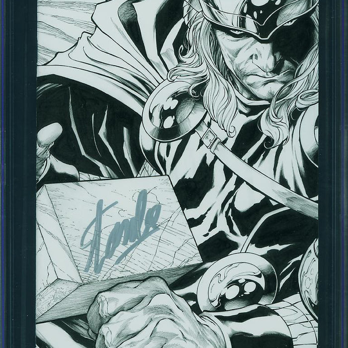 Siege #3 Quesada Sketch Cover CGC SS 9.8 SIGNED STAN LEE