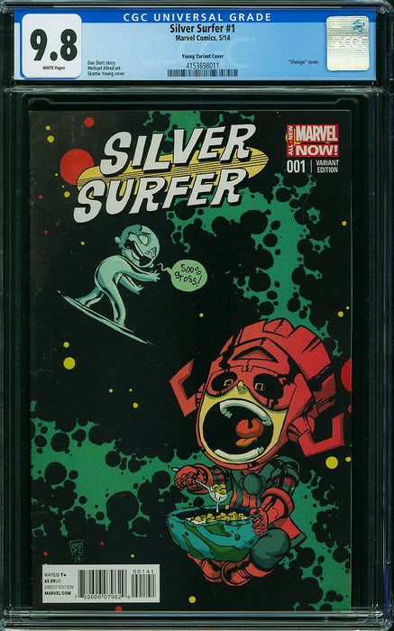 Silver Surfer #1 Young Variant Cover CGC 9.8