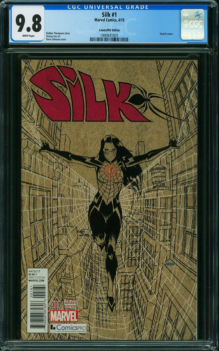 Silk #1 ComicsPRO Edition Variant CGC 9.8