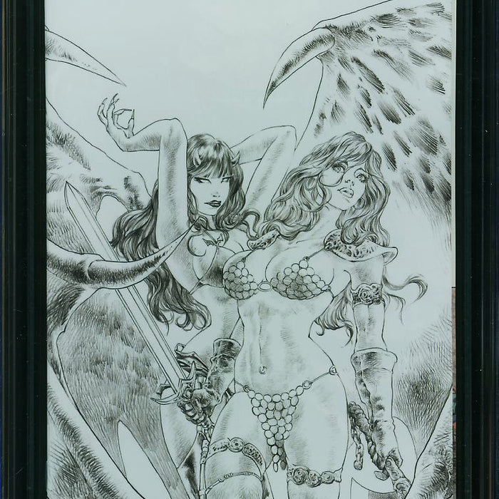 Red Sonja: Age of Chaos #4 Quah Virgin Sketch Edition CGC 9.8