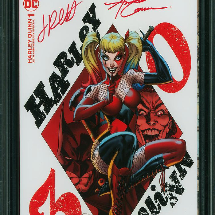 Harley Quinn 30th Anniversary Special #1 J. Scott Campbell Variant CBCS 9.8 Signed by Conner & Palmiotti