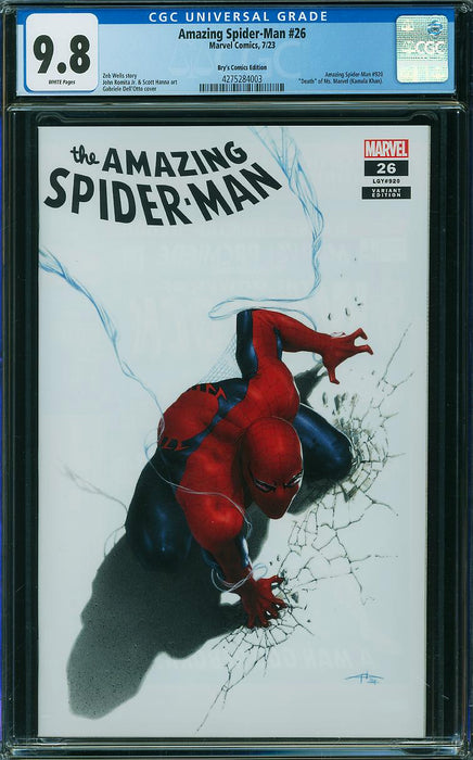 Amazing Spider-Man (2022) #26 Bry's Comics Edition CGC 9.8