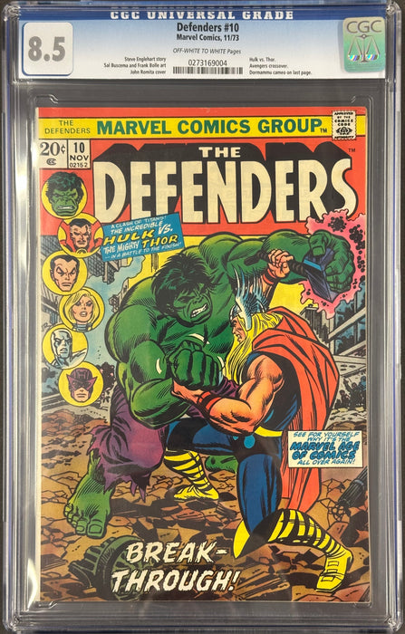 Defenders #10 CGC 8.5