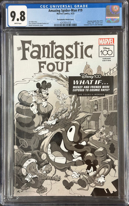 Amazing Spider-Man #19 Perissinotto Sketch Cover CGC 9.8