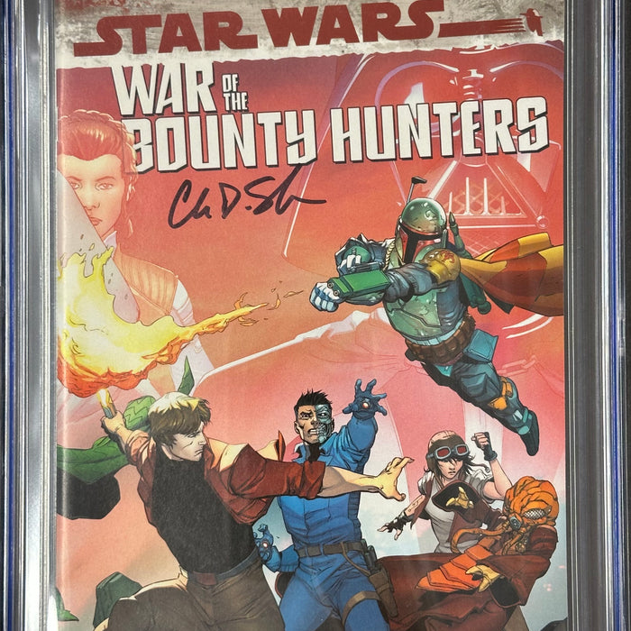 Star Wars: War of the Bounty Hunters #1 Variant Edition CGC SS 9.8 Signed by Soule