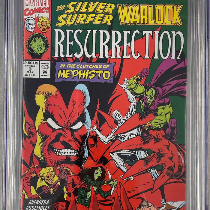 Silver Surfer/Warlock: Resurrection #3 CGC 9.6