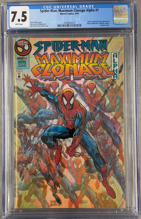 Spider-Man: Maximum Clonage Alpha #1 CGC 7.5