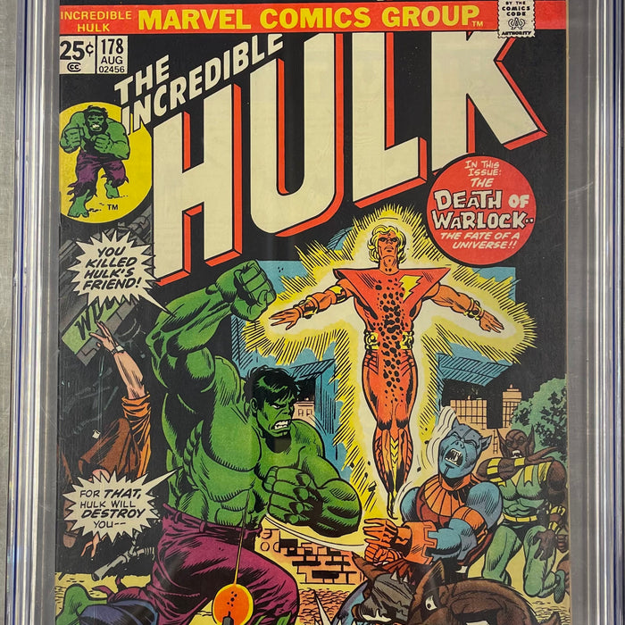 Incredible Hulk #178 CGC 8.5