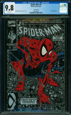 Spider-Man #1 Silver Edition CGC 9.8