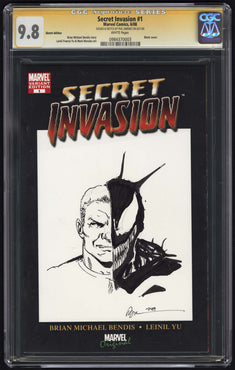 Secret Invasion #1 Sketch Edition Sketch by Jimenez CGC SS 9.8 (Venom)