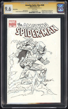 Amazing Spider-Man #648 Sketch Edition Sketch by Saviuk CGC SS 9.6