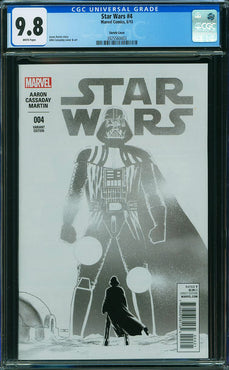 Star Wars (2015) #4 1:100 Sketch Cover CGC 9.8