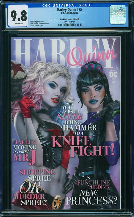 Harley Quinn #75 Black Flag Comics Edition A CGC 9.8
