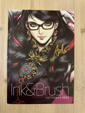 Artgerm - Ink&Brush Arttrober 2021 Sketchbook Signed