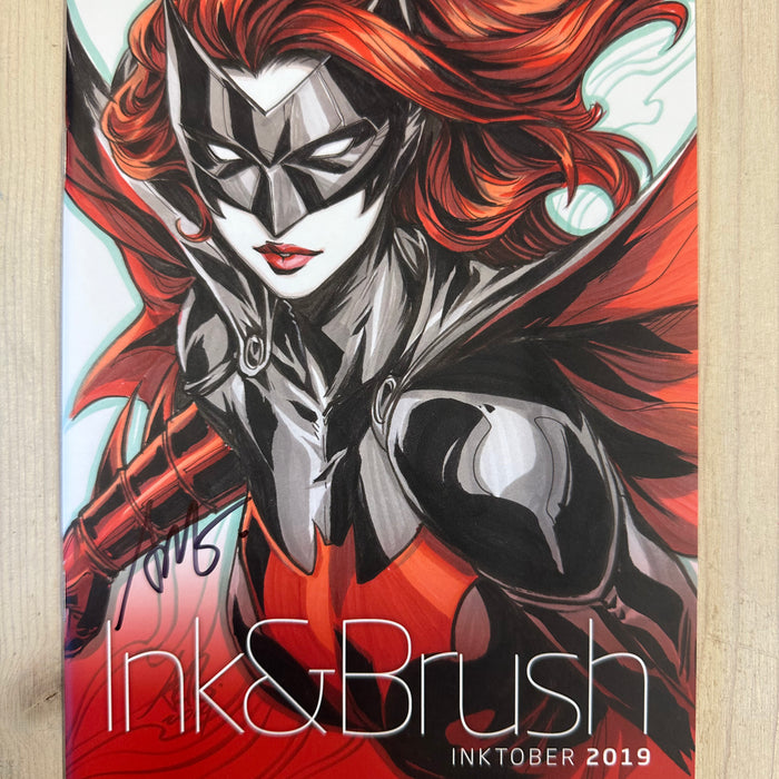 Artgerm - Ink&Brush Arttrober 2019 Sketchbook Signed