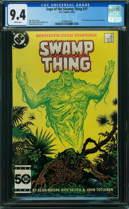 Saga of the Swamp Thing #37 CGC 9.4