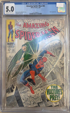 Amazing Spider-Man #64 CGC 5.0 CASE CRACKED