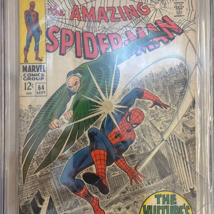 Amazing Spider-Man #64 CGC 5.0 CASE CRACKED