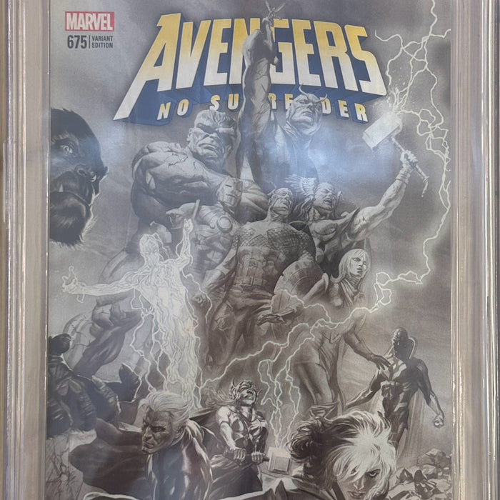 Avengers #675 Ross Sketch Cover CGC 9.8