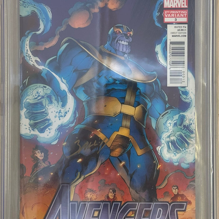 Avengers Assemble #3 Second Printing CGC SS 9.8 SIGNED BY BAGLEY