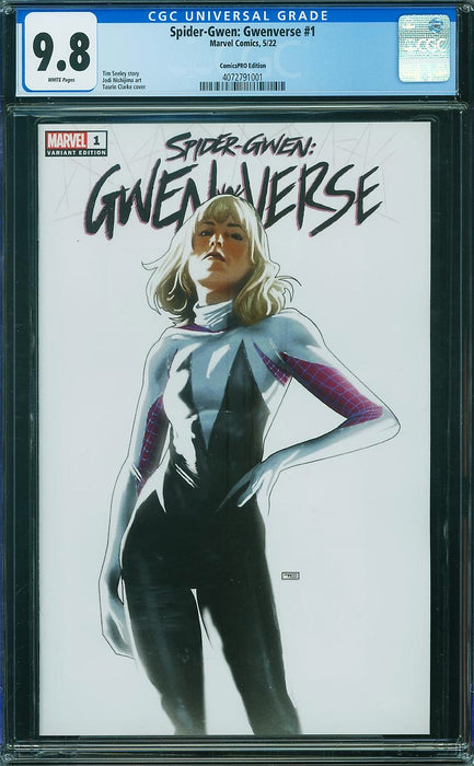 Spider-Gwen: Gwenverse #1 ComicsPRO Edition CGC 9.8
