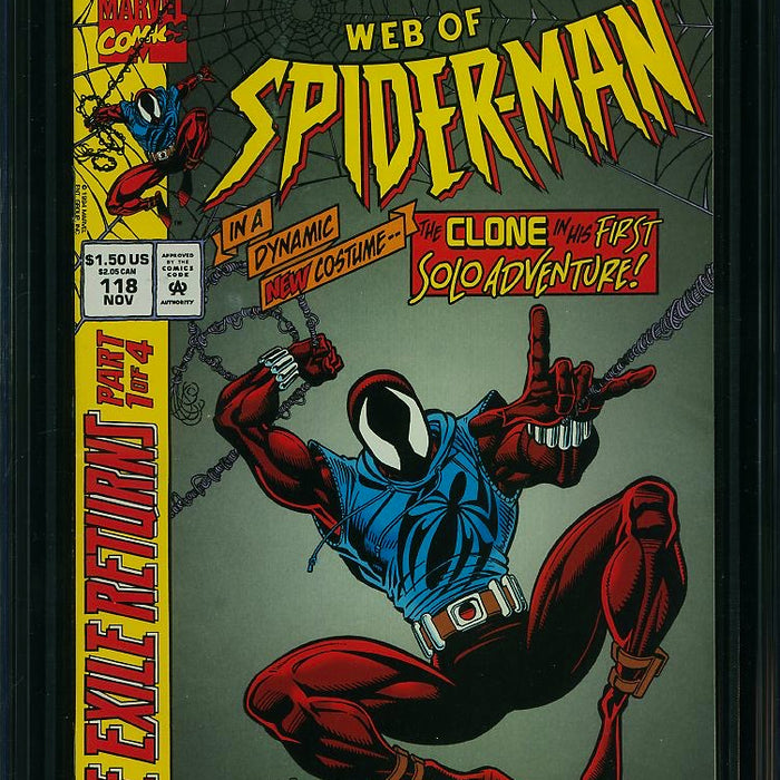 Web of Spider-Man #118 CGC 9.8