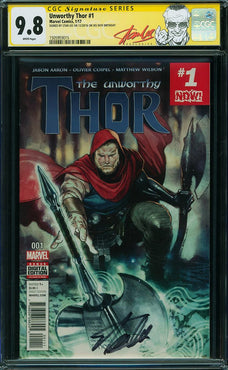 Unworthy Thor #1 CGC SS 9.8 SIGNED BY STAN LEE