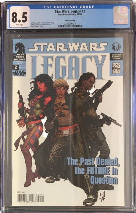 STAR WARS LEGACY #2 THIRD PRINTING CGC 8.5