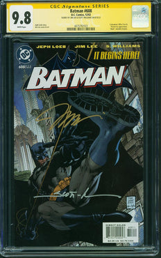 Batman #608 CGC SS 9.8 signed by Jim Lee, Williams