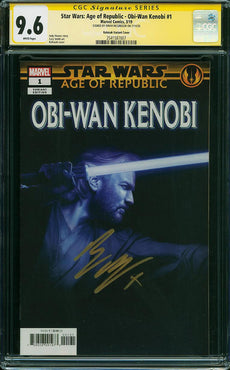 Star Wars: Age of Republic - Obi-Wan Kenobi #1 Rahzzah Variant Cover CGC SS 9.6 Signed by Ewan McGregor