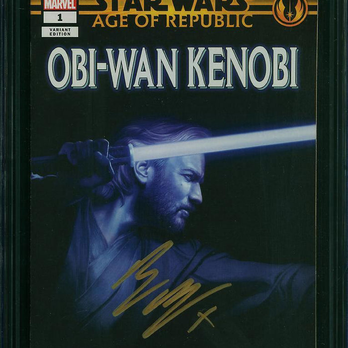 Star Wars: Age of Republic - Obi-Wan Kenobi #1 Rahzzah Variant Cover CGC SS 9.6 Signed by Ewan McGregor