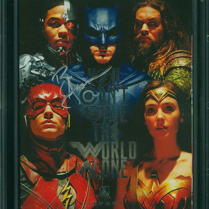 Justice League of America #15 Convention Exclusive Variant CBCS 9.8 Signed by Ben Affleck