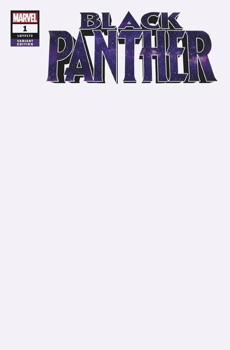 BLACK PANTHER (2018) #1 BLANK COVER