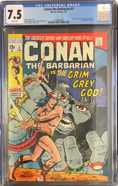 CONAN THE BARBARIAN #3 CGC 7.5
