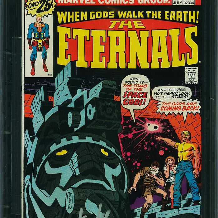 Eternals #1 (1976) CGC 9.4 signed Stan Lee