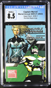 Marvel Annual 2020-21 - Captain Marvel (2022) Humble Beginnings CGC 8.5