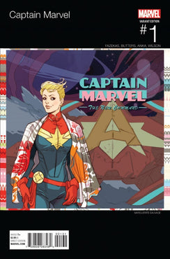 Captain Marvel (2016) #1 Marguerite Sauvage Hip-Hop Variant