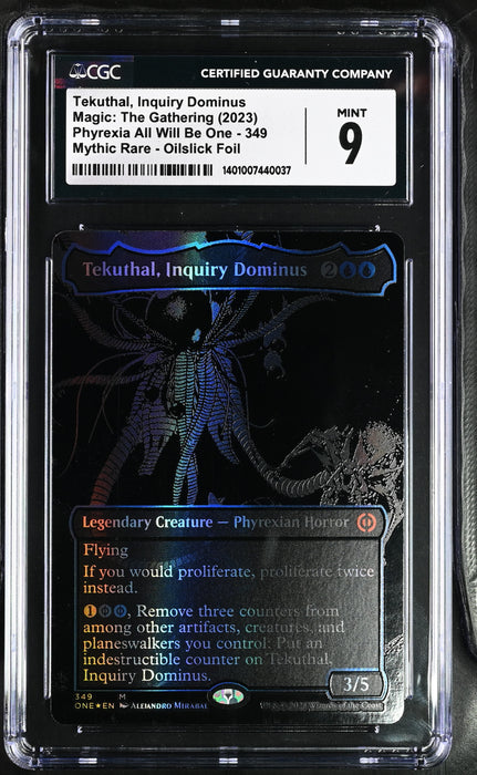 MTG - Tekuthal, Inquiry Dominus (2023) Oilslick Foil CGC 9