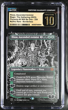 MTG - Nissa, Ascended Animist (2023) Borderless CGC Pristine 10