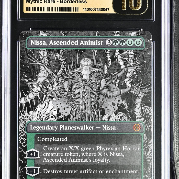 MTG - Nissa, Ascended Animist (2023) Borderless CGC Pristine 10